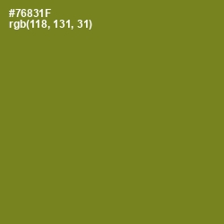 #76831F - Trendy Green Color Image