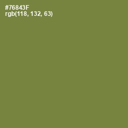 #76843F - Wasabi Color Image