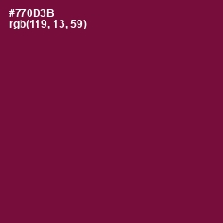#770D3B - Siren Color Image