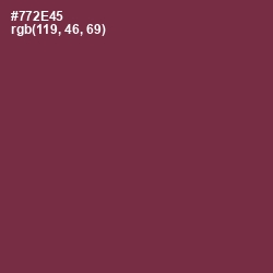 #772E45 - Tawny Port Color Image