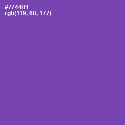 #7744B1 - Studio Color Image