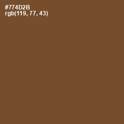 #774D2B - Old Copper Color Image