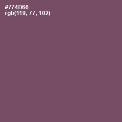#774D66 - Scorpion Color Image