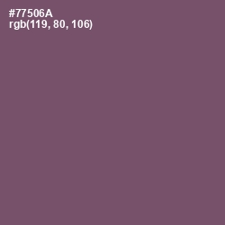 #77506A - Salt Box Color Image