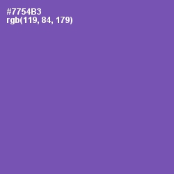 #7754B3 - Studio Color Image