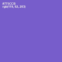 #775CCB - Fuchsia Blue Color Image