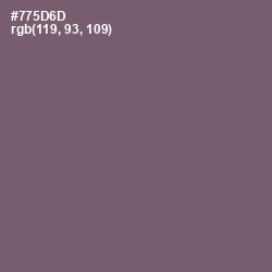 #775D6D - Salt Box Color Image