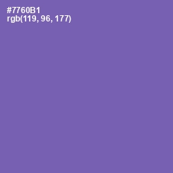 #7760B1 - Deluge Color Image