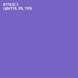 #7763C3 - Blue Marguerite Color Image