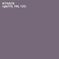 #776A7B - Fedora Color Image