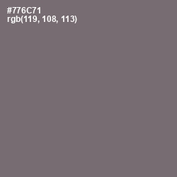 #776C71 - Fedora Color Image