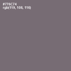 #776C74 - Fedora Color Image