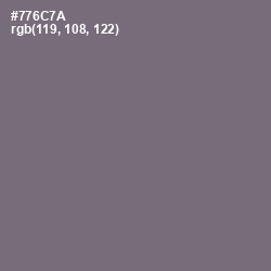 #776C7A - Fedora Color Image