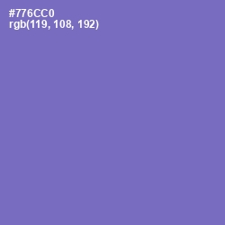 #776CC0 - Blue Marguerite Color Image