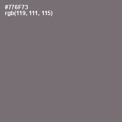 #776F73 - Fedora Color Image