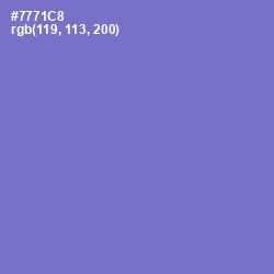 #7771C8 - Blue Marguerite Color Image