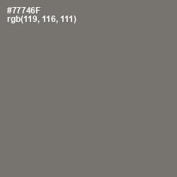 #77746F - Limed Ash Color Image