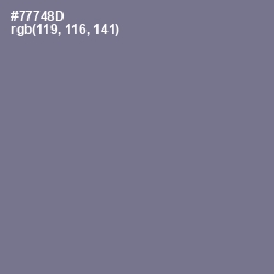 #77748D - Topaz Color Image