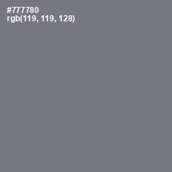 #777780 - Storm Gray Color Image