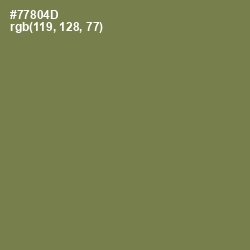 #77804D - Glade Green Color Image