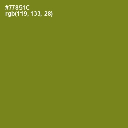 #77851C - Trendy Green Color Image