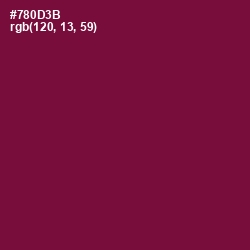 #780D3B - Siren Color Image