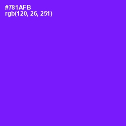 #781AFB - Purple Heart Color Image