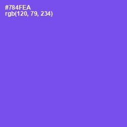 #784FEA - Fuchsia Blue Color Image