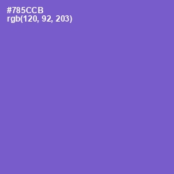 #785CCB - Fuchsia Blue Color Image