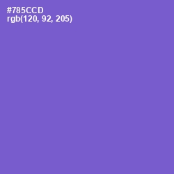 #785CCD - Fuchsia Blue Color Image