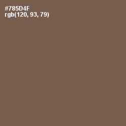 #785D4F - Roman Coffee Color Image