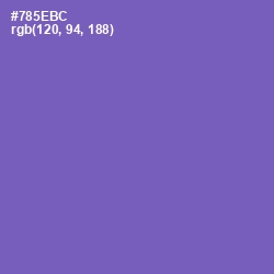 #785EBC - Blue Violet Color Image