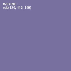 #78709F - Waterloo  Color Image