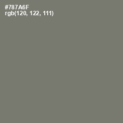 #787A6F - Limed Ash Color Image