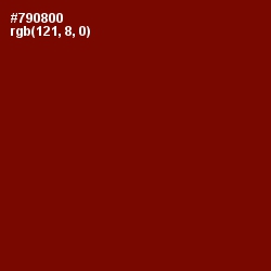 #790800 - Dark Burgundy Color Image