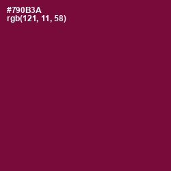 #790B3A - Siren Color Image