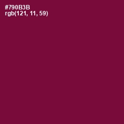 #790B3B - Siren Color Image