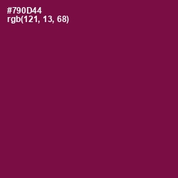 #790D44 - Pompadour Color Image