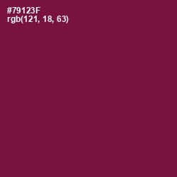 #79123F - Claret Color Image