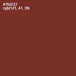#792F27 - Buccaneer Color Image