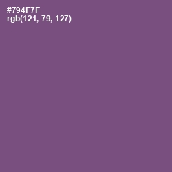 #794F7F - Salt Box Color Image