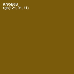 #795B0B - Raw Umber Color Image