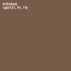 #795B4A - Roman Coffee Color Image