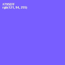 #795EFF - Moody Blue Color Image