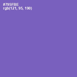 #795FBE - Blue Violet Color Image