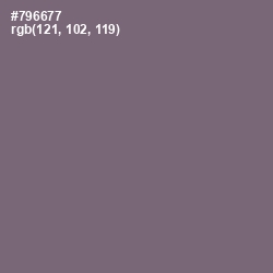#796677 - Old Lavender Color Image