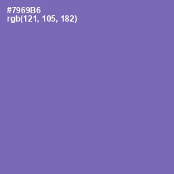 #7969B6 - Deluge Color Image