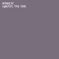 #796E7C - Fedora Color Image