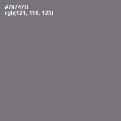 #79747B - Boulder Color Image