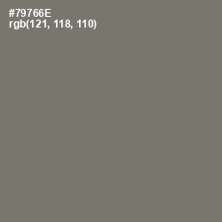 #79766E - Limed Ash Color Image